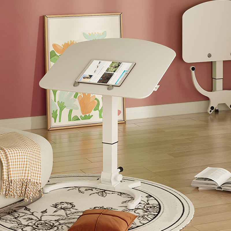 Modern Office Task Desk Freeform Shape Writing Desk with White Leg