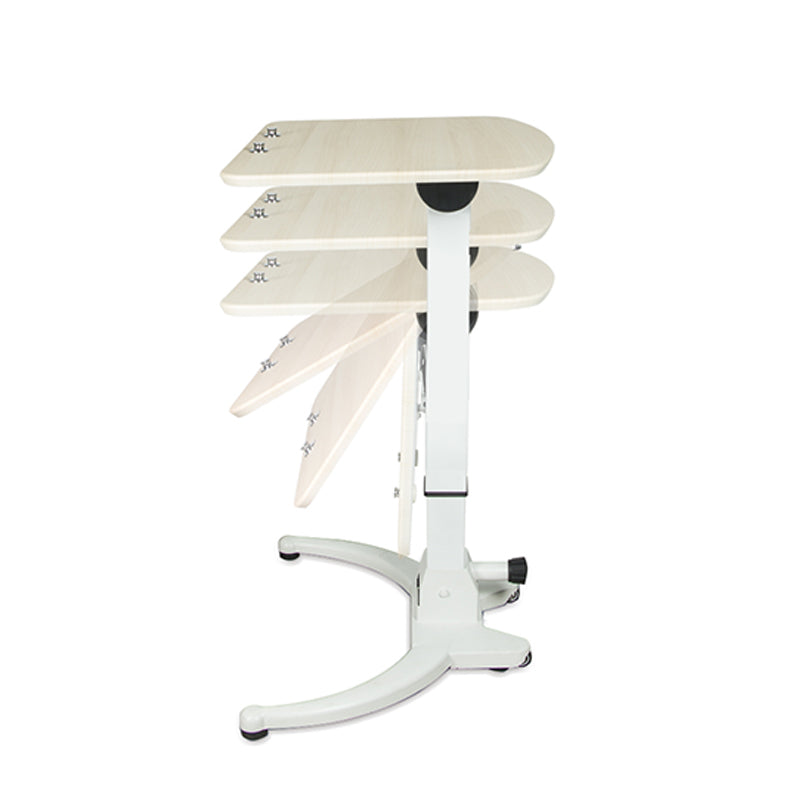 Modern Office Task Desk Freeform Shape Writing Desk with White Leg