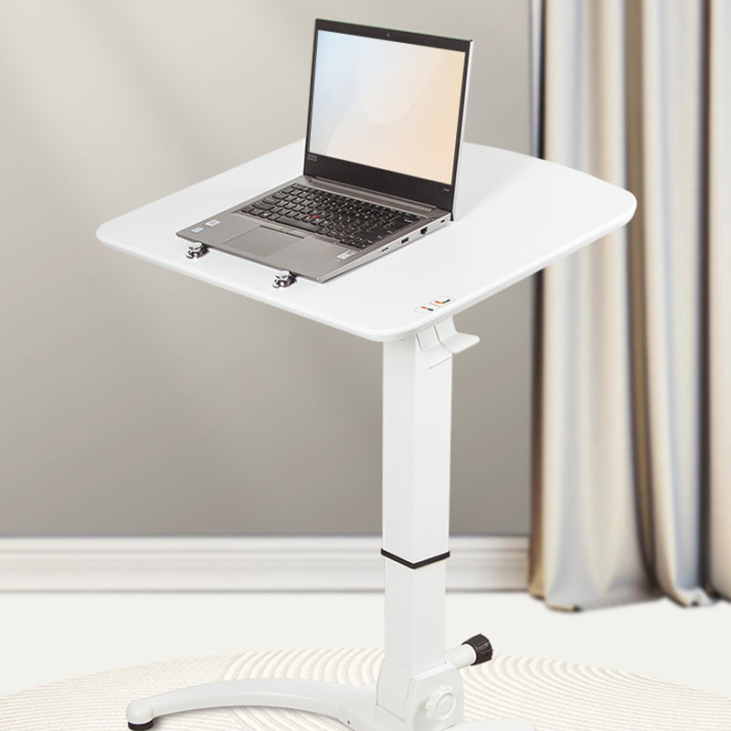 Modern Office Task Desk Freeform Shape Writing Desk with White Leg