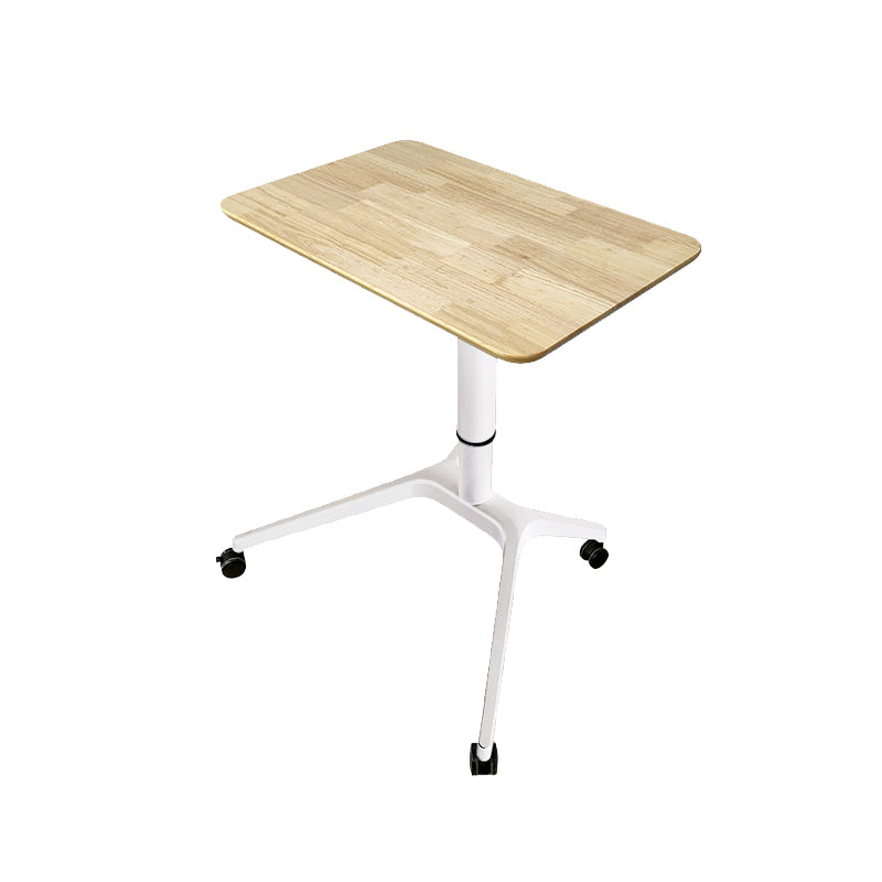 Modern Style Office Task Desk Rectangular Shape Writing Desk with Wheels