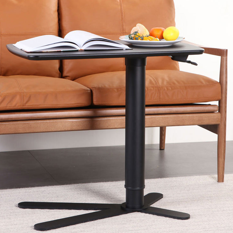 Rectangular Shaped Reversible Laptop Table Wood Writing Desk in Black/White/Natural