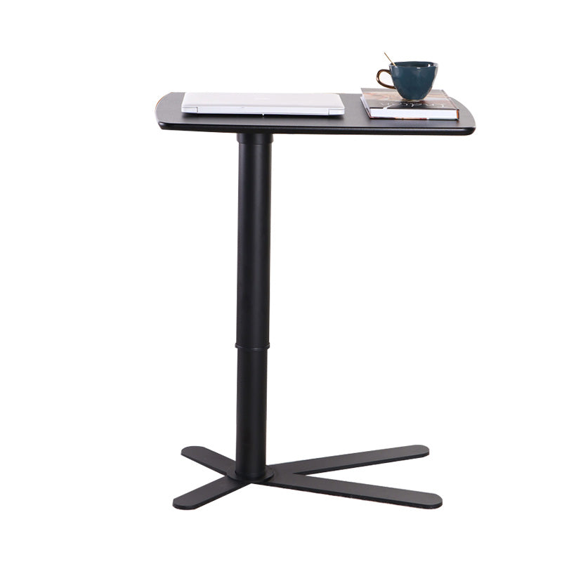 Rectangular Shaped Reversible Laptop Table Wood Writing Desk in Black/White/Natural