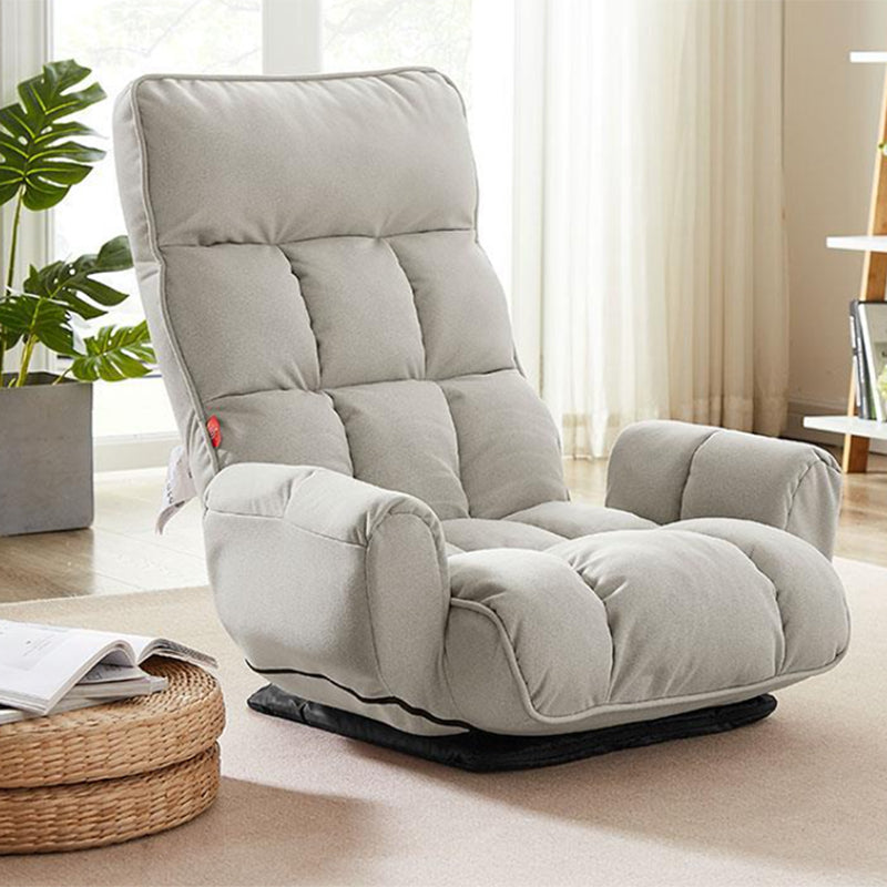 Modern & Contemporary Standard Recliner Metal Faux Leather Solid Color Swivel Base