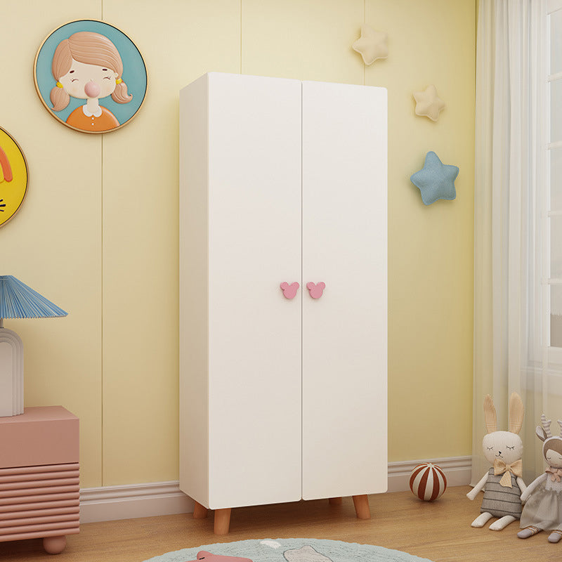 Contemporary Freestanding Kid's Wardrobe Manufactured Wood Wardrobe with Soft Close Doors