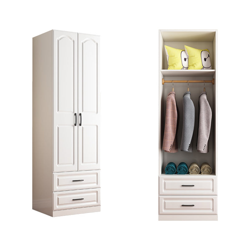 Contemporary Bedroom Kid's Wardrobe Manufactured Wood Frame Wardrobe