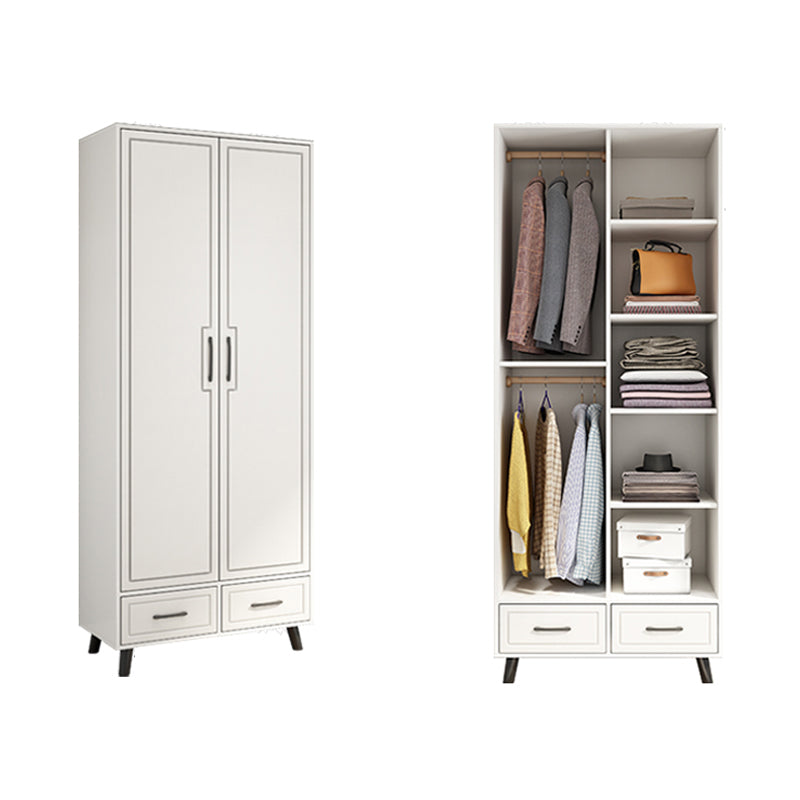 Contemporary Bedroom Kid's Wardrobe Manufactured Wood Frame Wardrobe