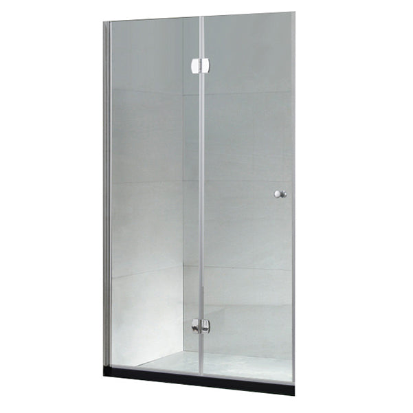 Semi Frameless Tempered Glass Shower Screen Folding Shower Door