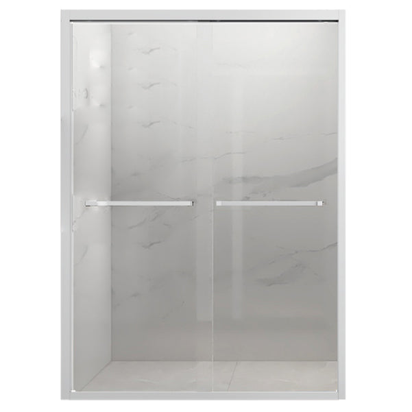 Semi Frameless Double Sliding Shower Door Clear Glass Shower Screen