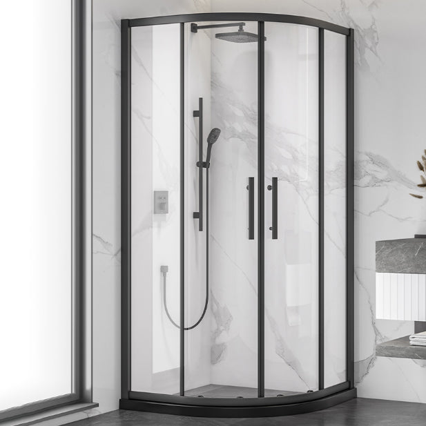 Aluminum Alloy Tempered Glass Shower Door Simple Shower Screen