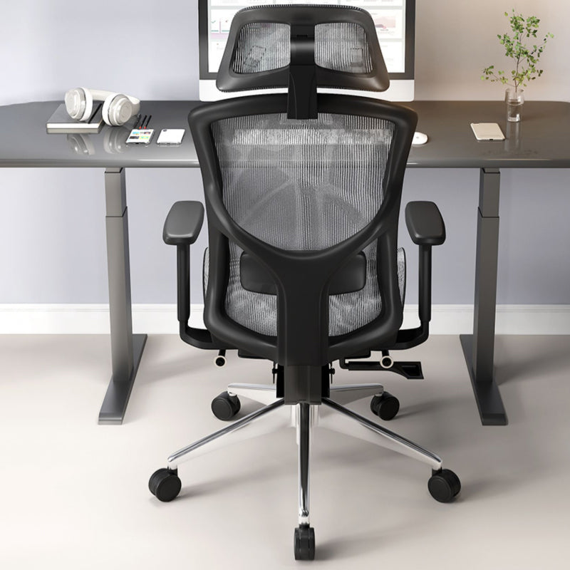 Modern Slide Office Chair Removable Arms Adjustable Seat Height Desk Chair