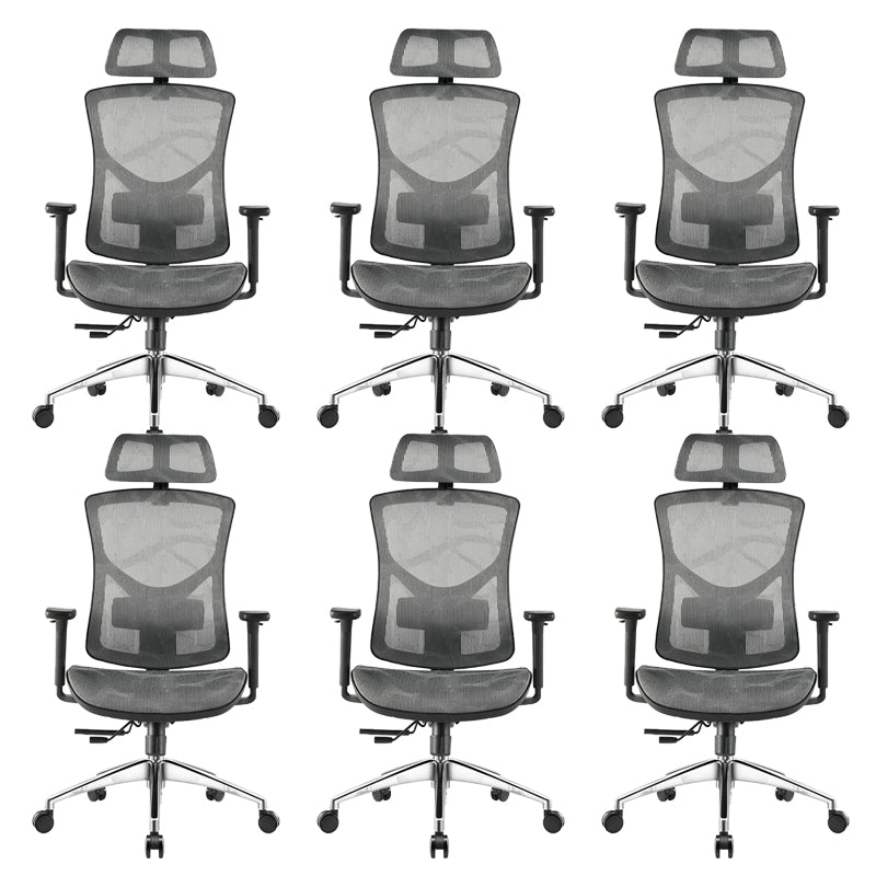 Modern Slide Office Chair Removable Arms Adjustable Seat Height Desk Chair