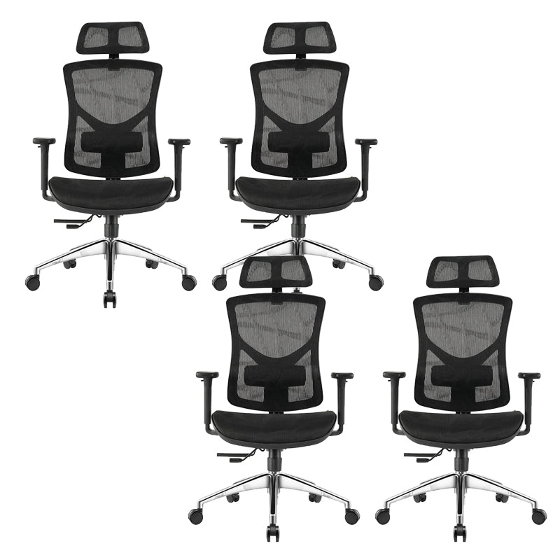 Modern Slide Office Chair Removable Arms Adjustable Seat Height Desk Chair