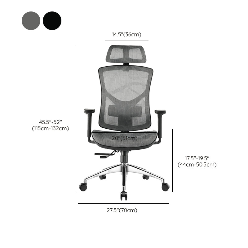 Modern Slide Office Chair Removable Arms Adjustable Seat Height Desk Chair