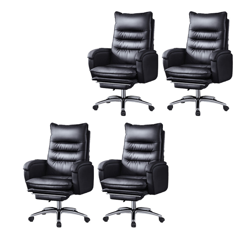 Swivel Armless Upholstered Office Chair Ergonomic High Back Managers Chair