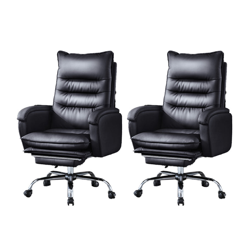 Swivel Armless Upholstered Office Chair Ergonomic High Back Managers Chair