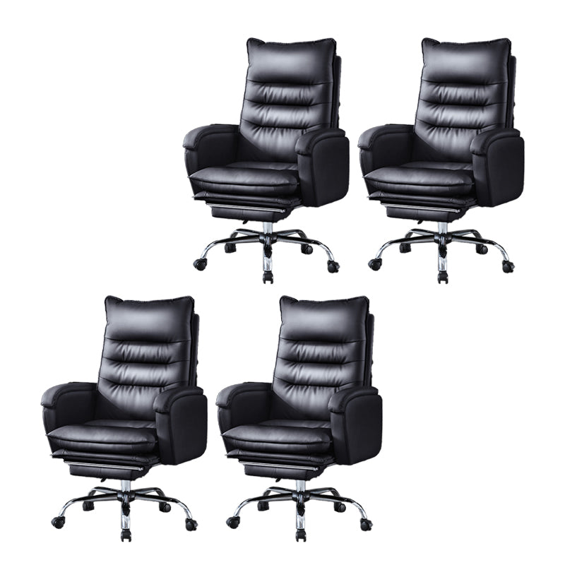 Swivel Armless Upholstered Office Chair Ergonomic High Back Managers Chair