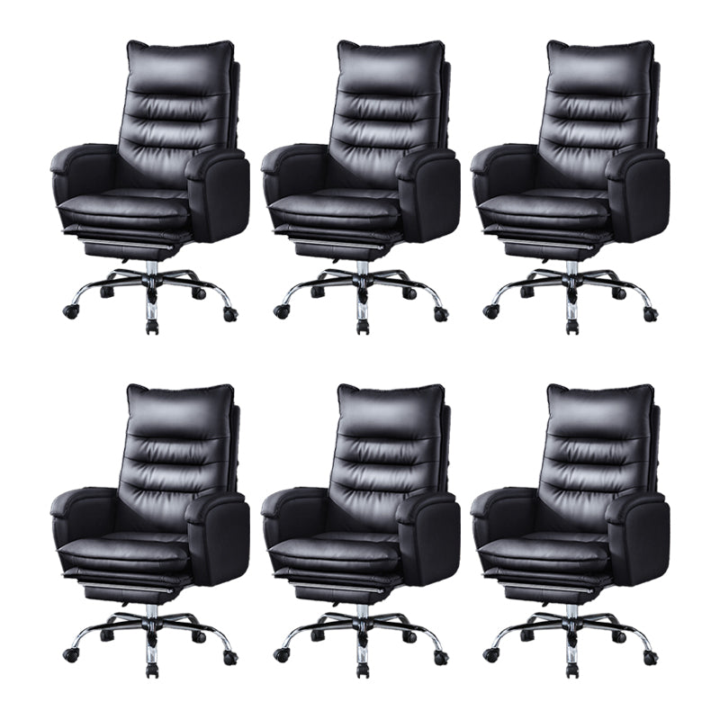 Swivel Armless Upholstered Office Chair Ergonomic High Back Managers Chair