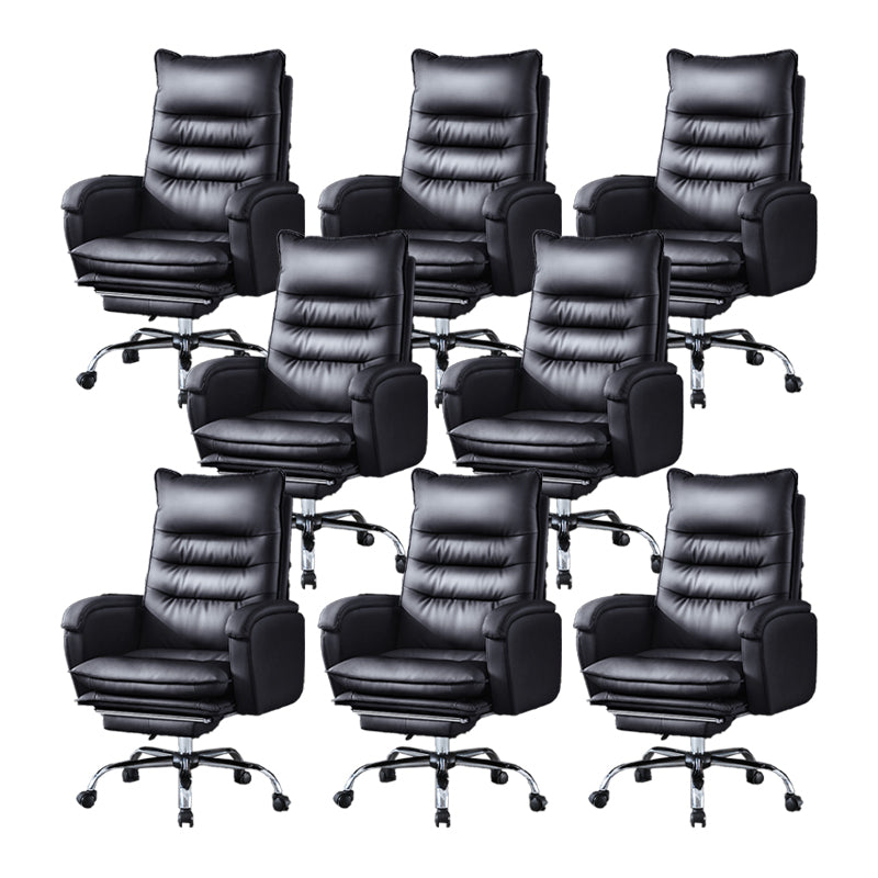 Swivel Armless Upholstered Office Chair Ergonomic High Back Managers Chair