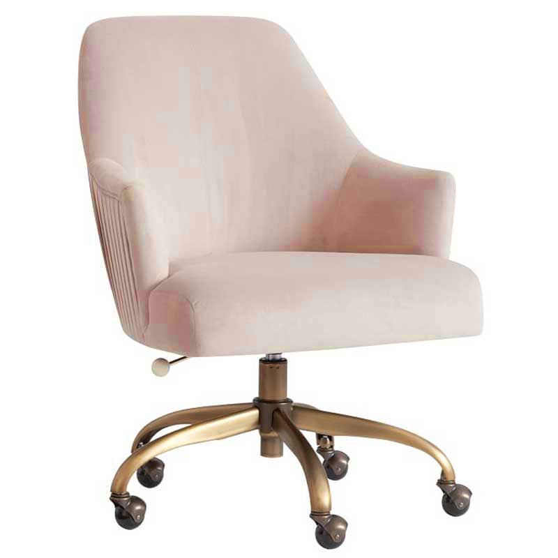 Modern Style Armless Office Chair Ergonomic No Distressing Desk Chair