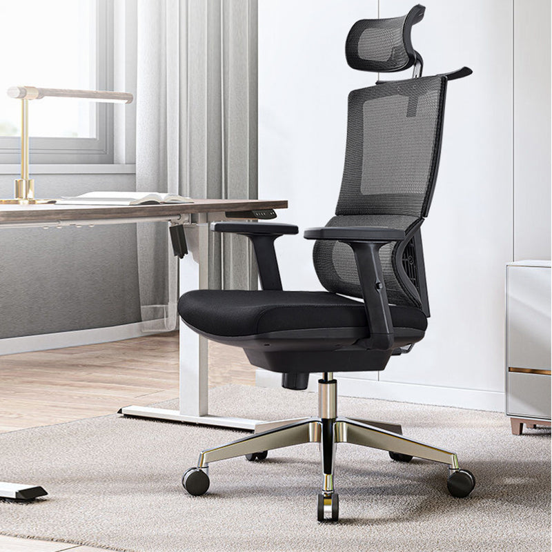 Modern Removable Arms Office Chair Tilt Mechanism No Distressing Ergonomic Desk Chair