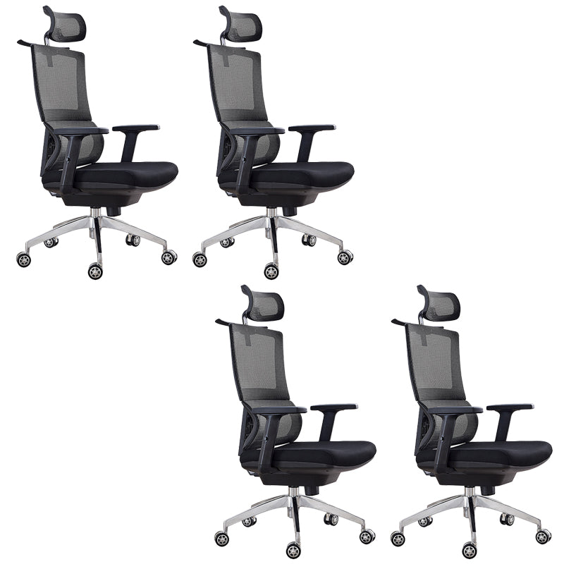 Modern Removable Arms Office Chair Tilt Mechanism No Distressing Ergonomic Desk Chair