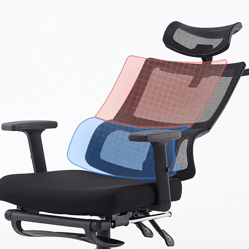 Modern Removable Arms Office Chair Tilt Mechanism No Distressing Ergonomic Desk Chair