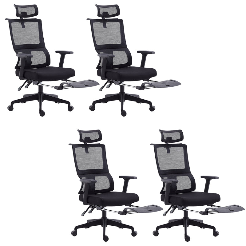 Modern Removable Arms Office Chair Tilt Mechanism No Distressing Ergonomic Desk Chair