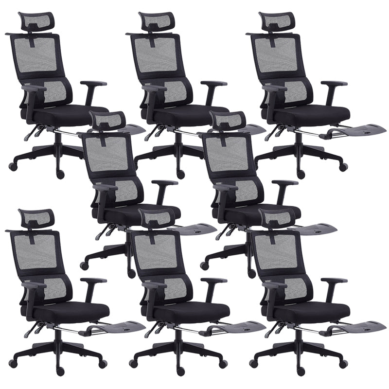 Modern Removable Arms Office Chair Tilt Mechanism No Distressing Ergonomic Desk Chair