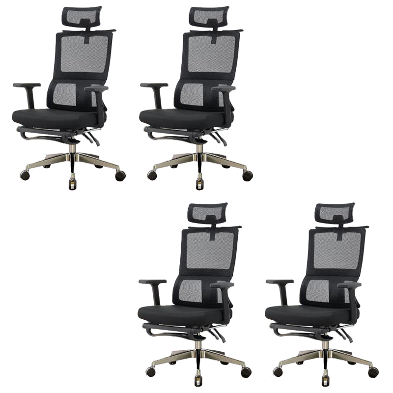 Modern Removable Arms Office Chair Tilt Mechanism No Distressing Ergonomic Desk Chair