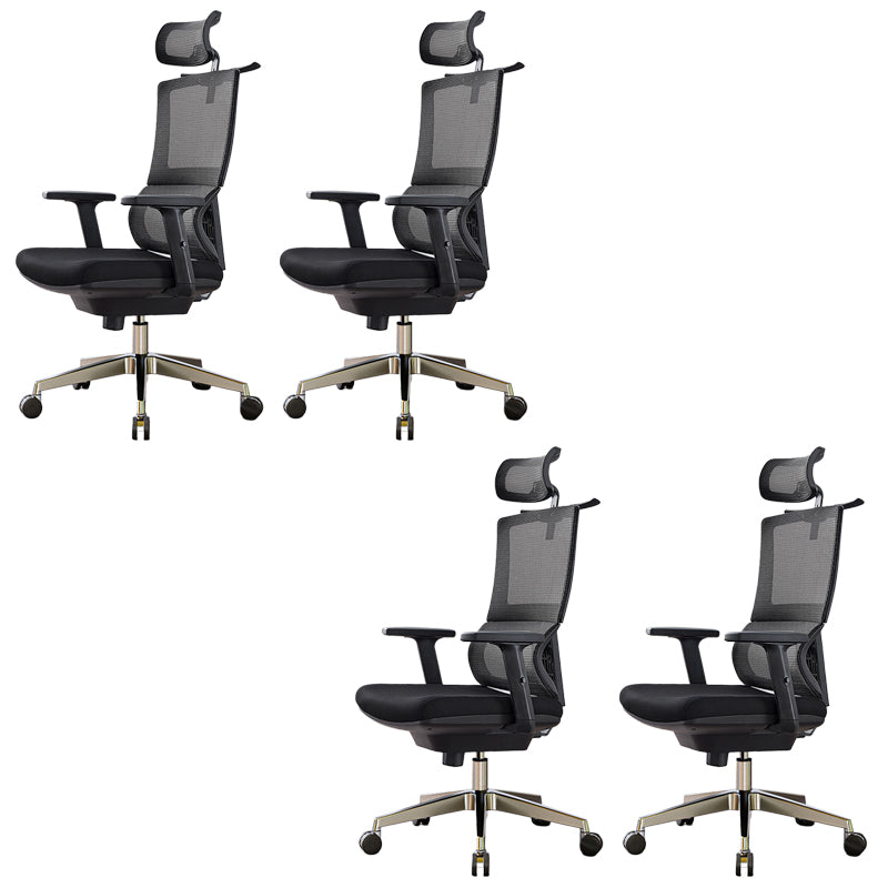 Modern Removable Arms Office Chair Tilt Mechanism No Distressing Ergonomic Desk Chair