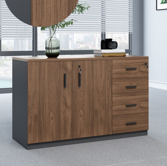 Modern Style Office Filing Cabinet Wooden File Cabinet with Doors