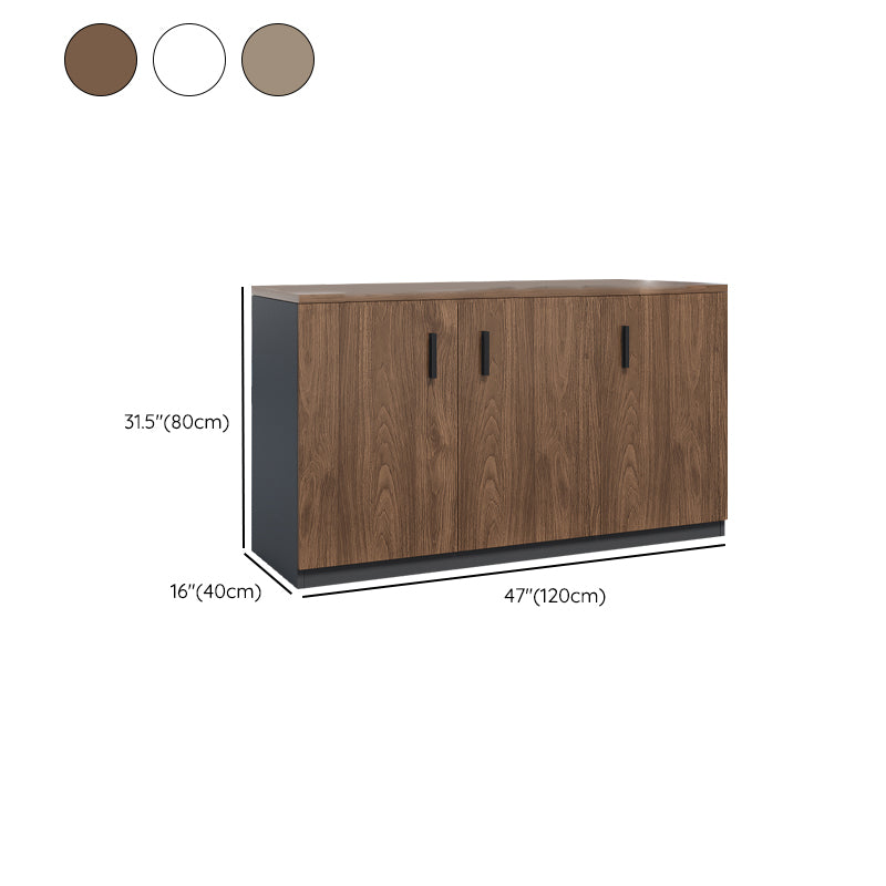 Modern Style Office Filing Cabinet Wooden File Cabinet with Doors