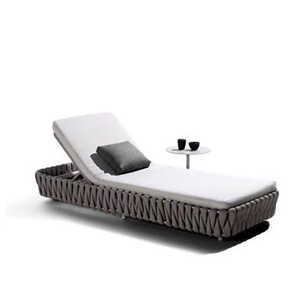 Modern Patio Daybed Metal 1 Piece Outdoor Patio Sofa with Cushions