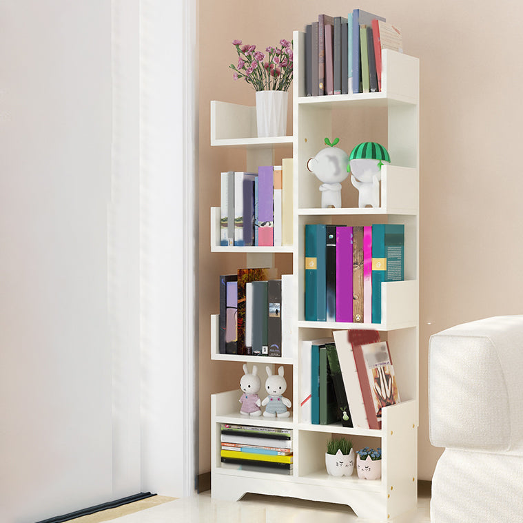 Contemporary Open Back Bookshelf Freestanding Standard Bookcase