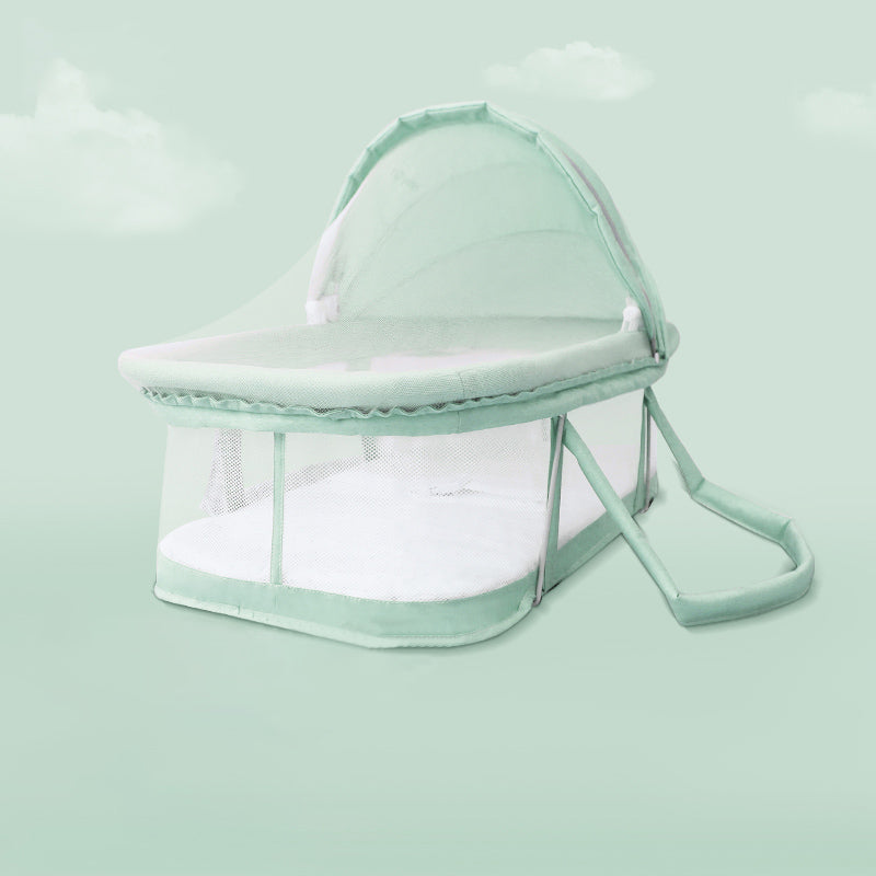 Modern Style Fabric Moses Basket Folding Outdoors Baby Crib Cradle