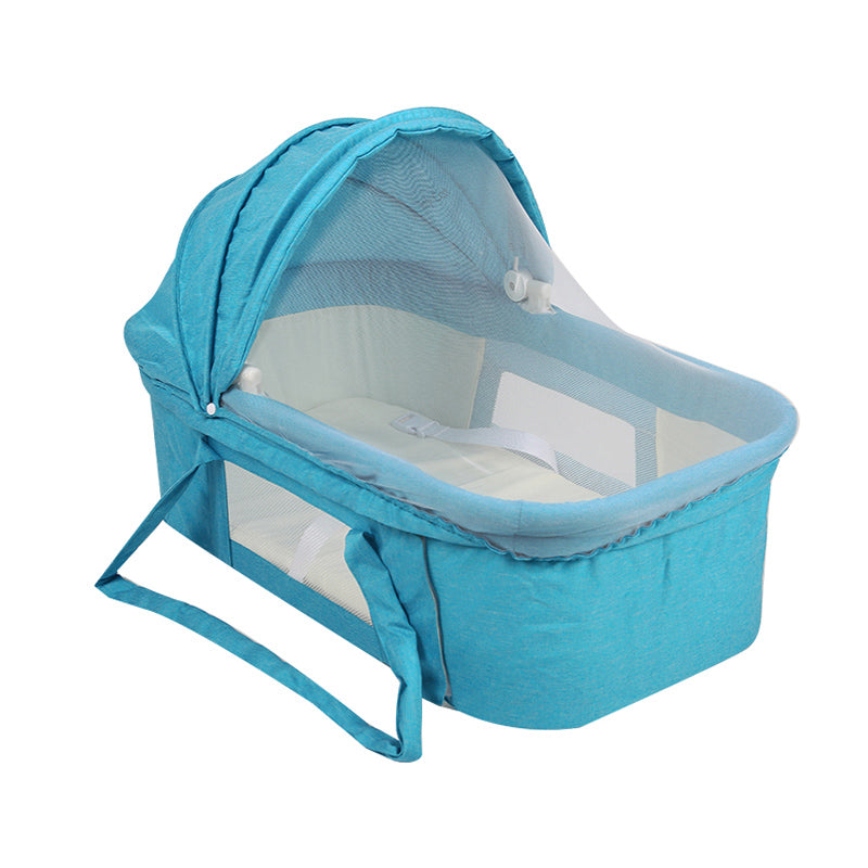 Modern Style Fabric Moses Basket Folding Outdoors Baby Crib Cradle