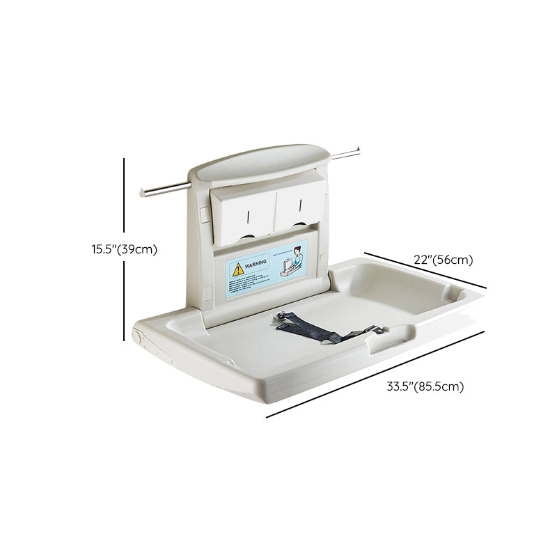 Modern Baby Changing Table Folding Changing Table in Matte Finish