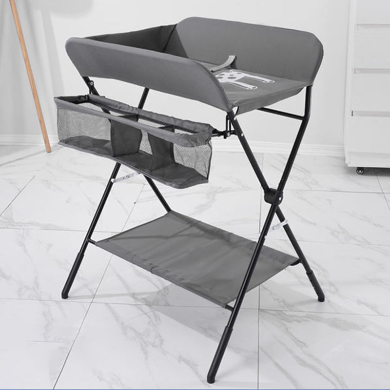 Portable Changing Table Modern Baby Changing Table with Basket