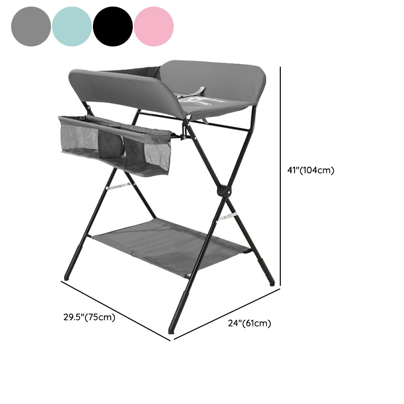 Portable Changing Table Modern Baby Changing Table with Basket