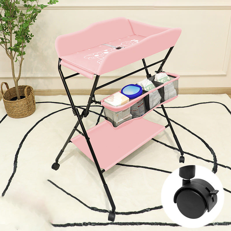 Portable Baby Changing Table Folding Changing Table with Pad