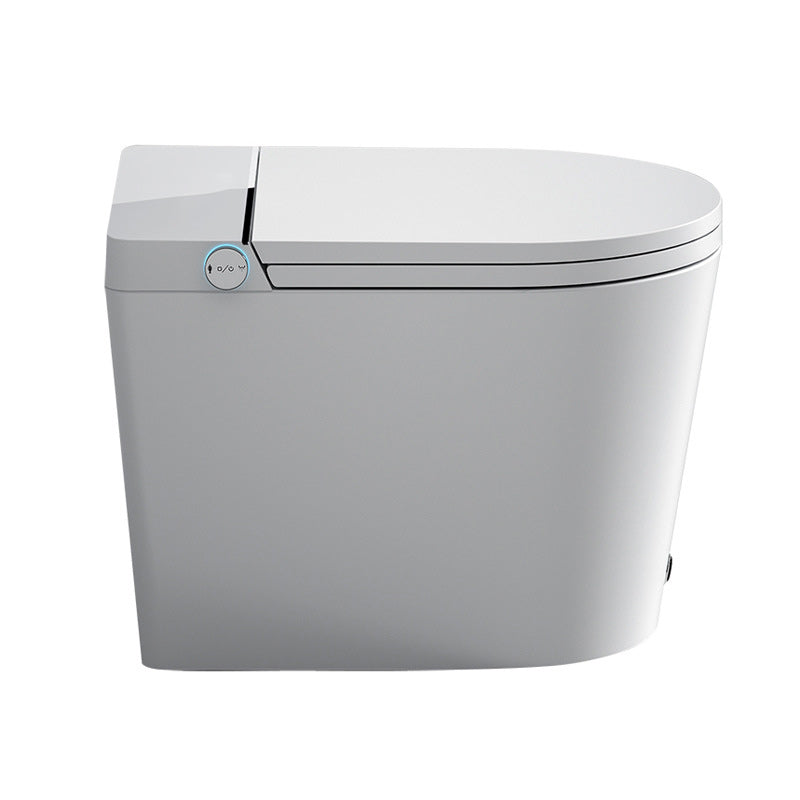 Temperature Control Elongated Seat Bidet in White All-In-One Smart Bidet with Heated Seat