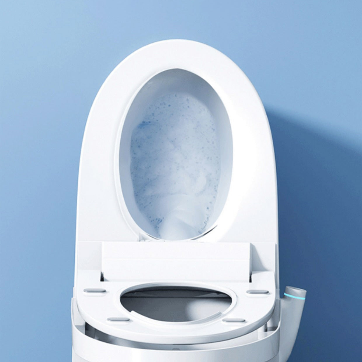 Elongated Floor Mount Bidet All-In-One Smart Bidet with Heated Seat