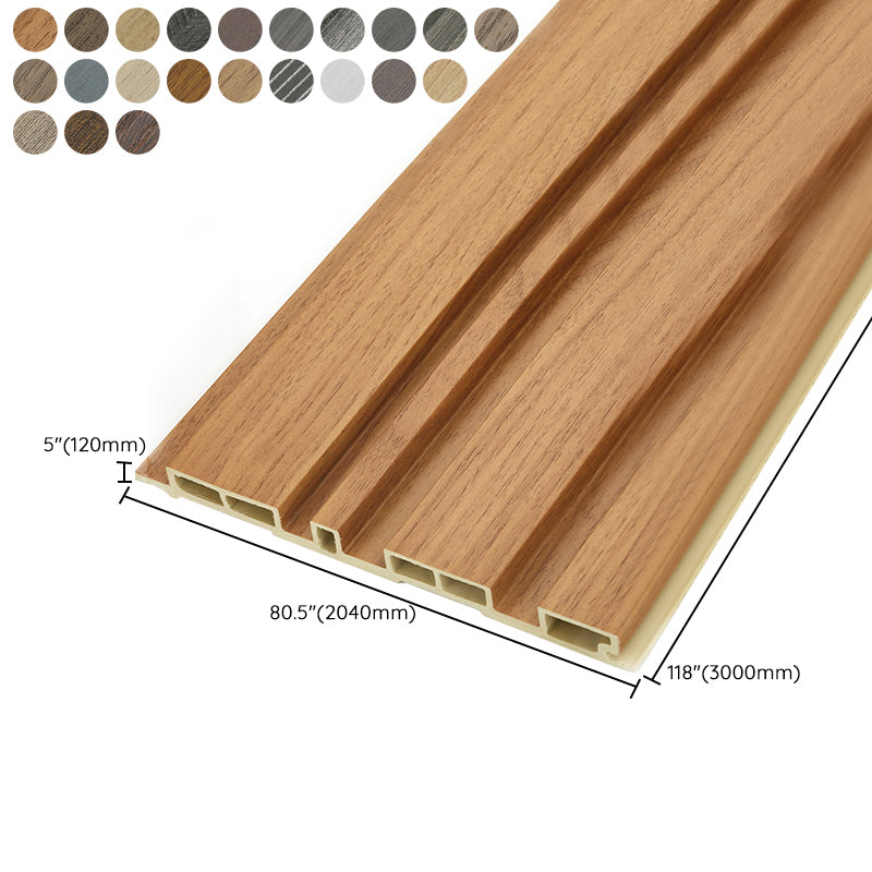 Contemporary Wall Paneling Wood Waterproof Stain Resistant Shiplap Wall Paneling