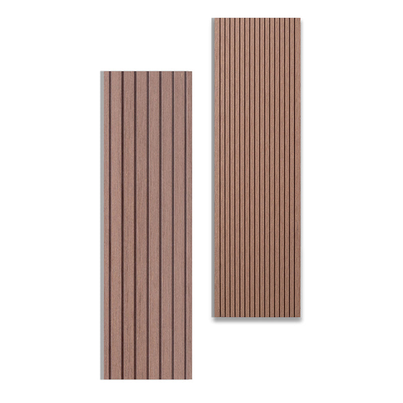 Rectangular Wood Floor Tiles Nailed Installation for Outdoor Patio