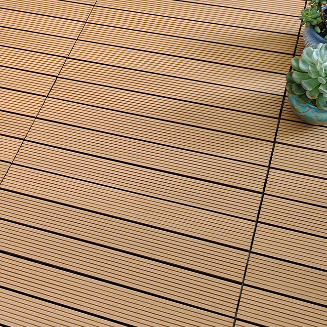 Wooden Deck Plank Outdoor Waterproof Rectangular Outdoor Floor Board