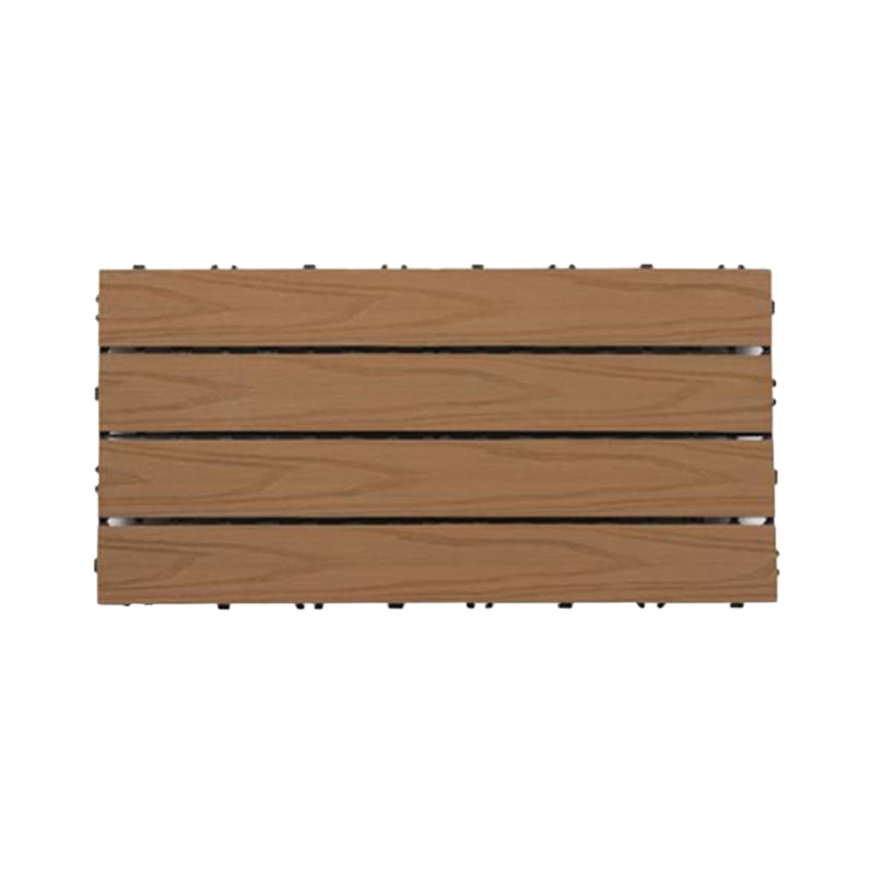 Modern Floor Board Outdoor Waterproof Rectangular Wooden Decking Tiles