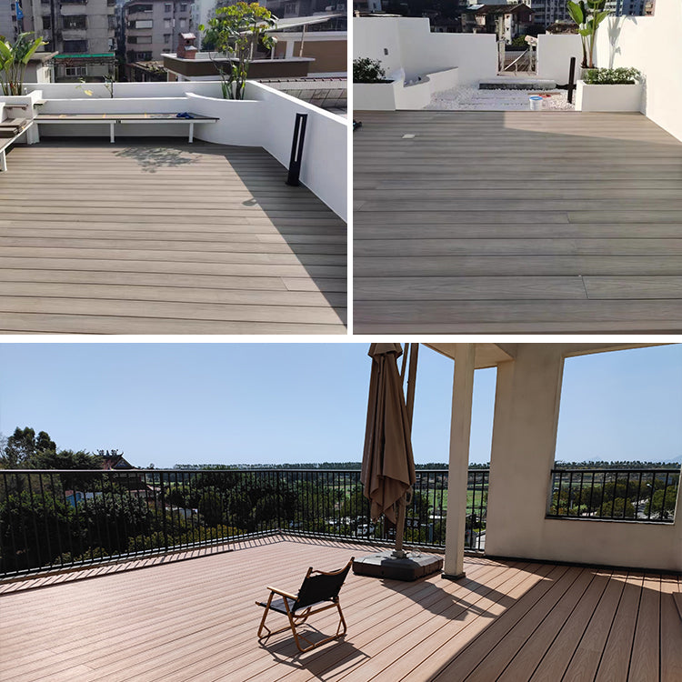 Rectangular Wood Deck/Patio Flooring Tiles Interlocking for Outdoor Flooring