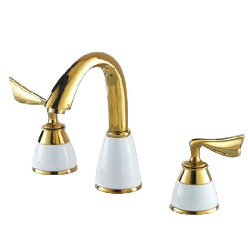 Deck Mounted Roman Tub Faucet Low Arc Bronze Roman Tub Faucet Set