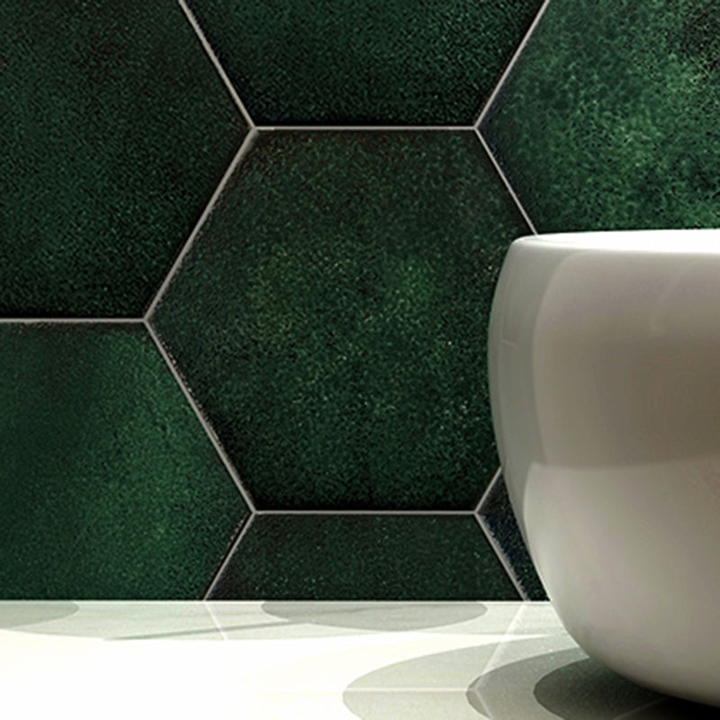 Porcelain Singular Tile Hexagon Shape Floor and Wall Tile with No Pattern