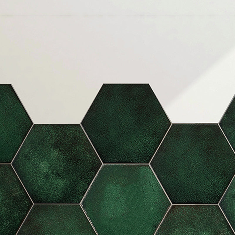 Porcelain Singular Tile Hexagon Shape Floor and Wall Tile with No Pattern